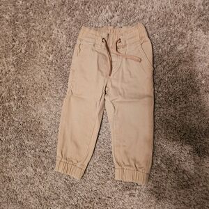 Little Bipsy Khaki Tan Kids Jogger Pants